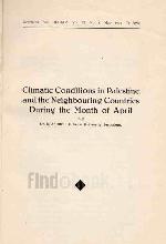 Some papers on the Climate of Palestine