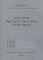 פרקים חדשים לתולדות ארץ ישראל ובבל בתקופת התלמוד (במצב ט