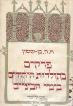 פרקים בתולדות היהודים בימי הביניים