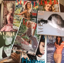 Private Collector’s Collection Of 90 Old Fashion Magazines