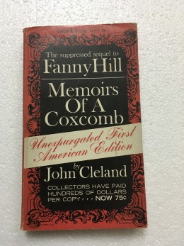 Memoirs of a coxcomb - The suppressed sequel to Fanny Hill