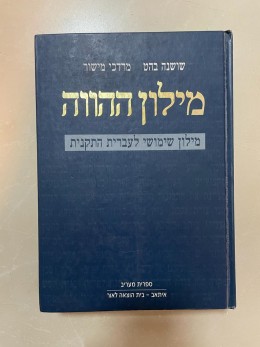 מילון ההווה - מילון שימושי לעברית התקנית