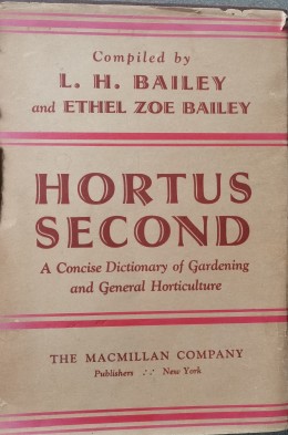 HORTUS SECOND Dicionary of Gardening & Horticulturer