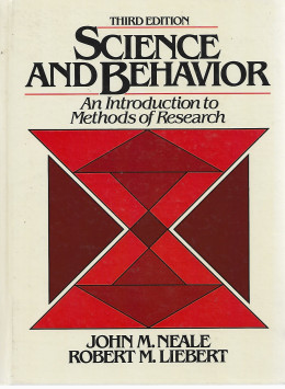Science And Behaviour: An Introduction To Methods Of Research