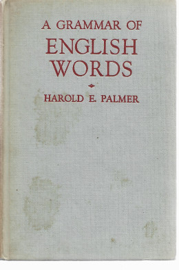 A Grammar Of English Words