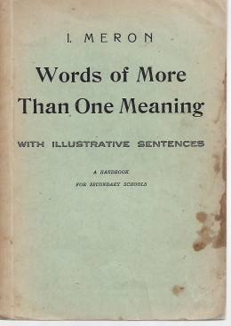 Words Of More Than One Meaning